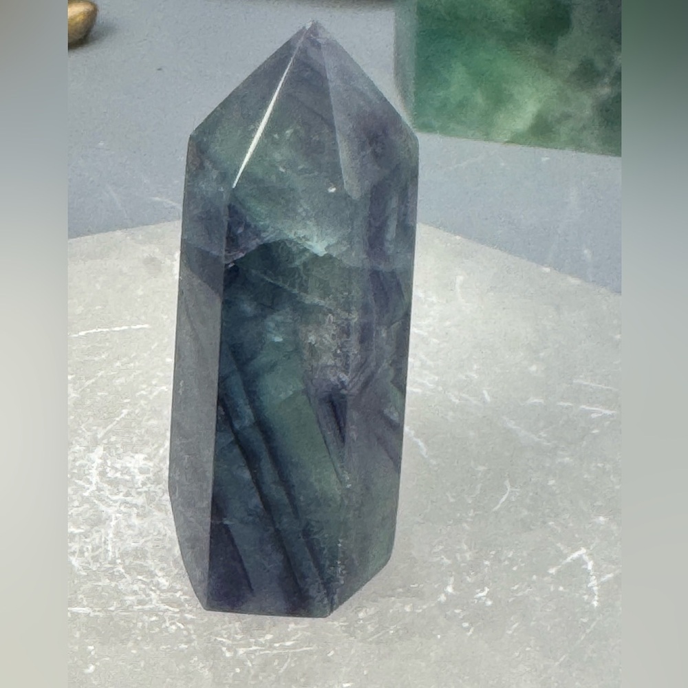 Candy-Colored Fluorite Mini Towers 💚💙💜 | Green Blue Purple Fluorite Crystal FLB